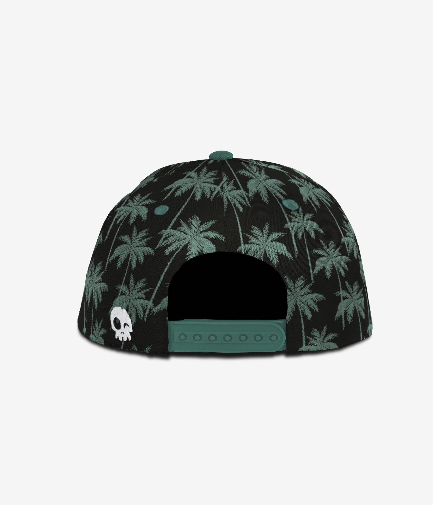 Midnight Palms Snapback - Black cap for babies and kids, product view 4