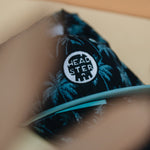 Midnight Palms Snapback - Black cap for babies and kids, product view 5
