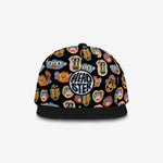 Monkey Business Snapback - Black cap for babies and kids, product view 2