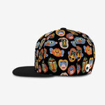 Monkey Business Snapback - Black cap for babies and kids, product view 3