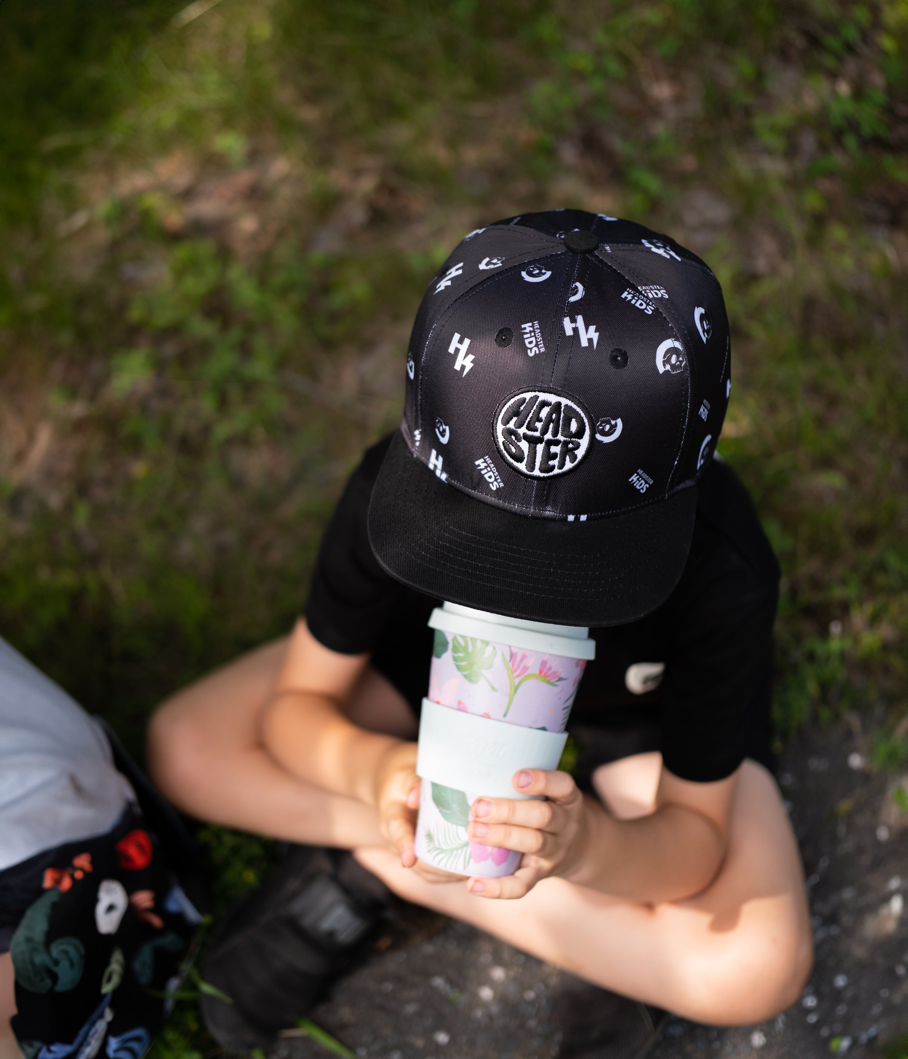 Monogram Snapback cap for babies and kids, product view 5
