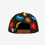 Mood Monsters Snapback - Black cap for babies and kids, product view 4