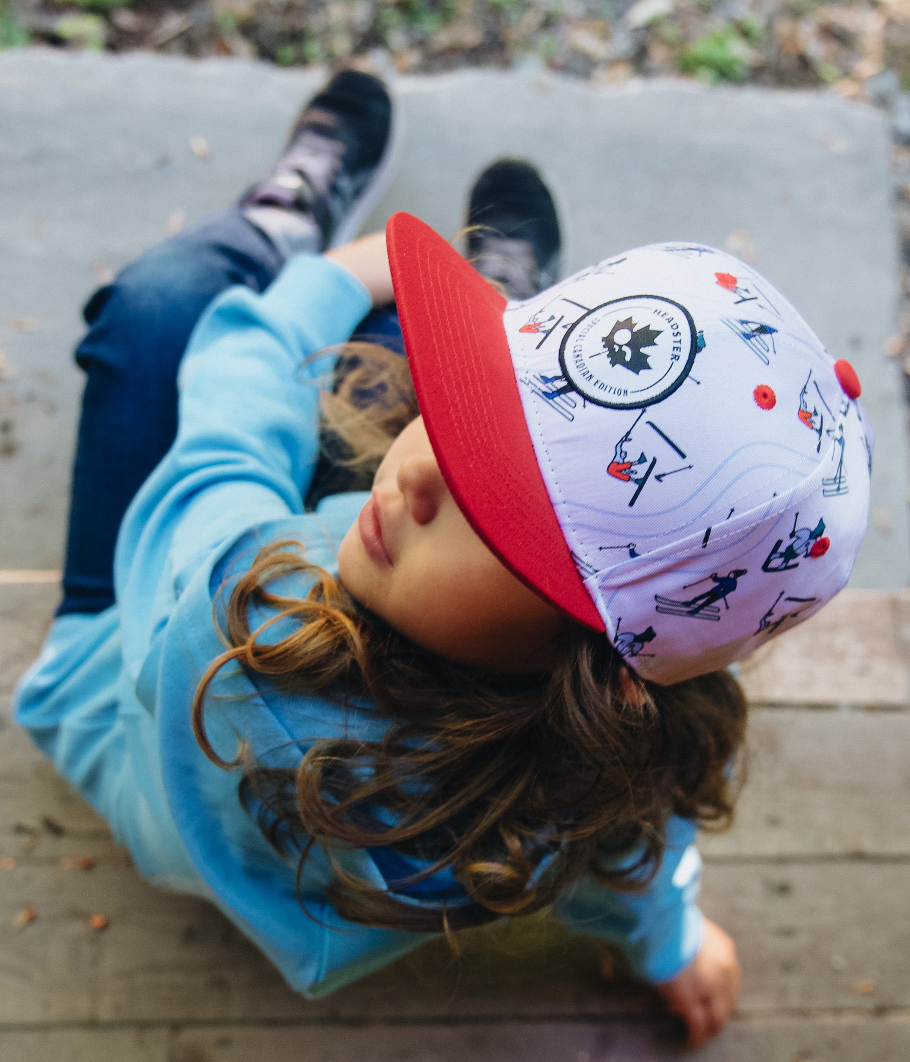 On The Slopes Snapback cap for babies and kids, product view 2