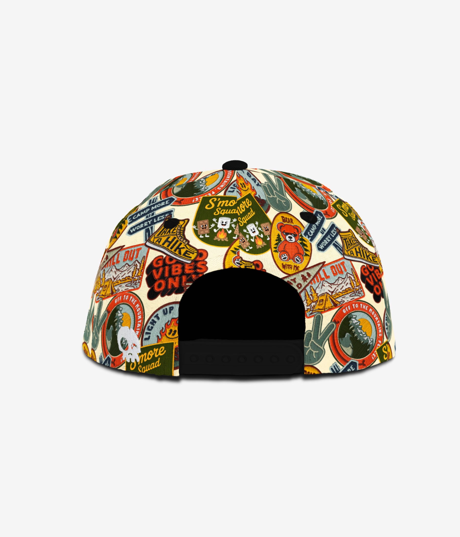 Outdoor Patches Snapback - Warm Butter cap for babies and kids, product view 4
