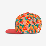Peachy Keen Snapback - Harvest Peach cap for babies and kids, product view 3
