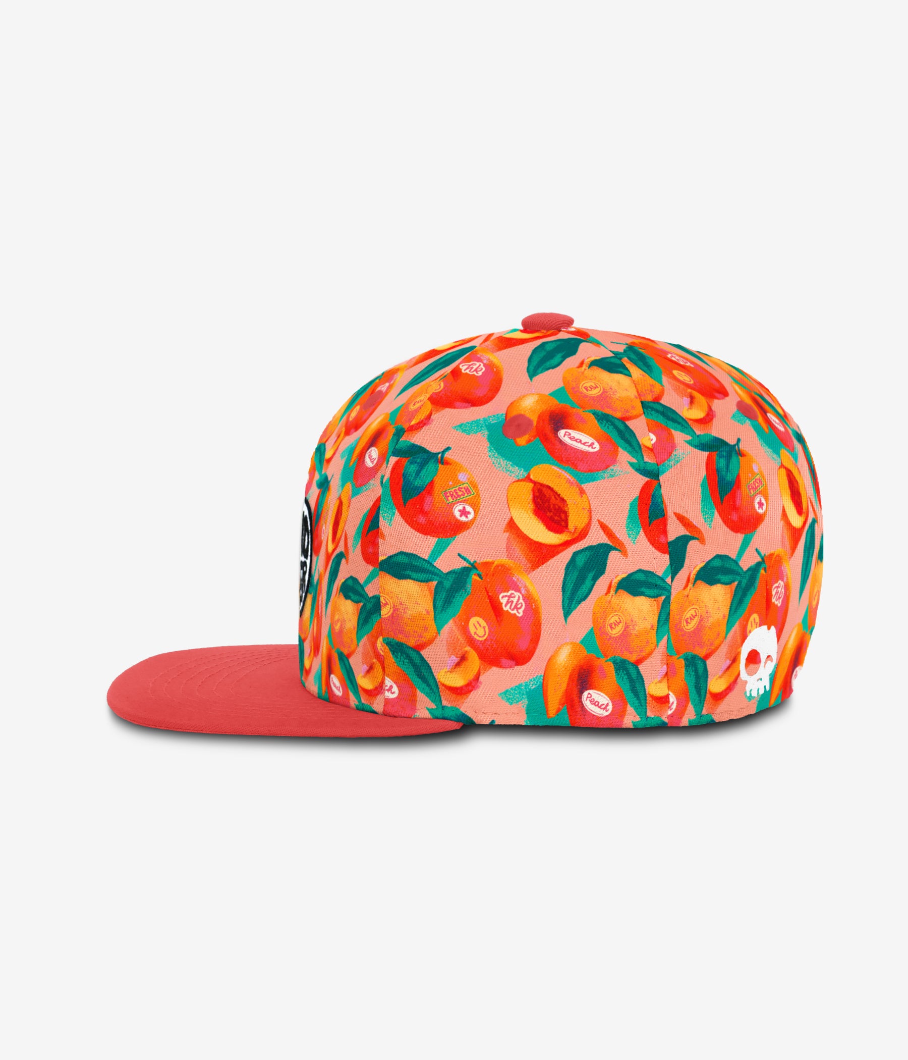 Peachy Keen Snapback - Harvest Peach cap for babies and kids, product view 3