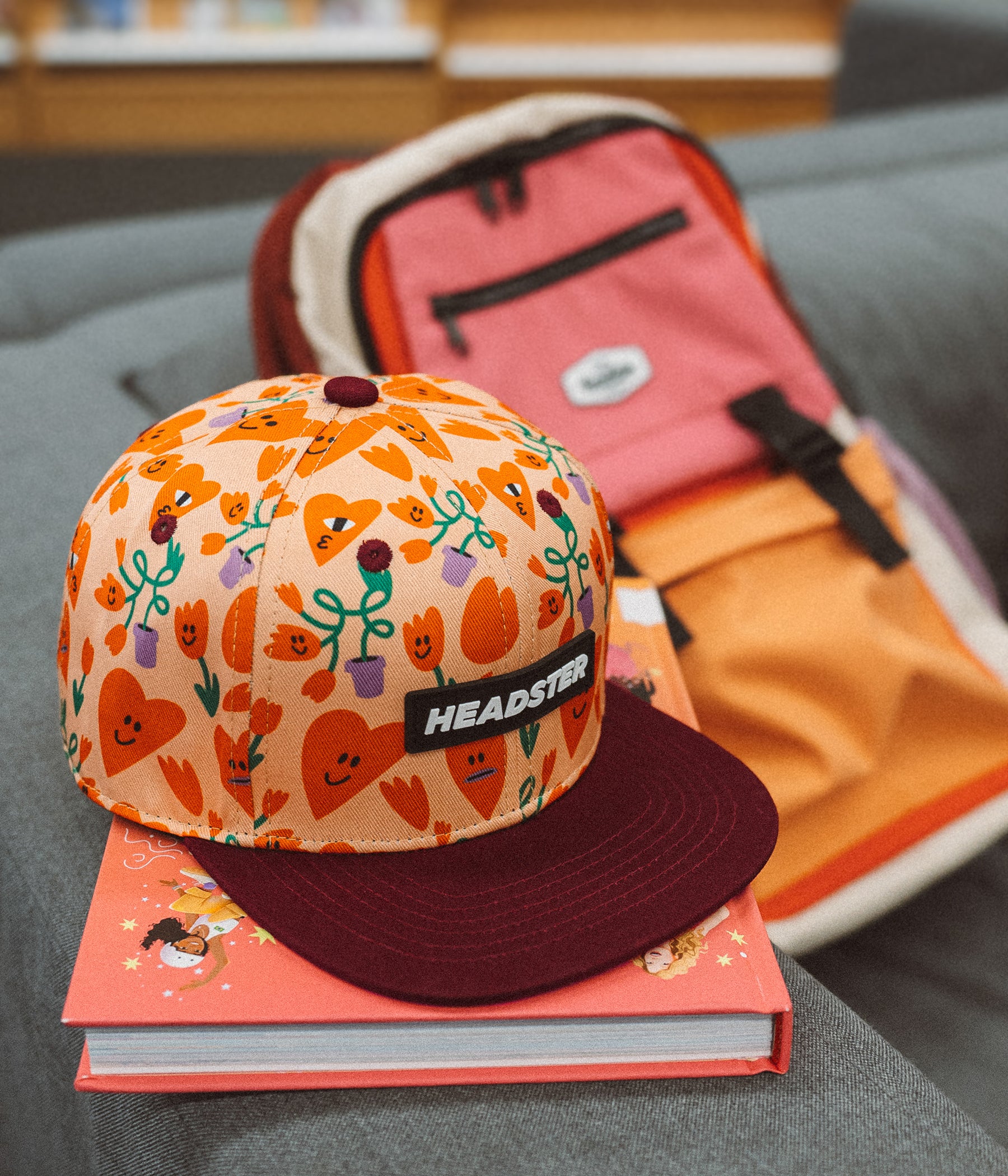 Plant Lovers Snapback cap for babies and kids, product view 5