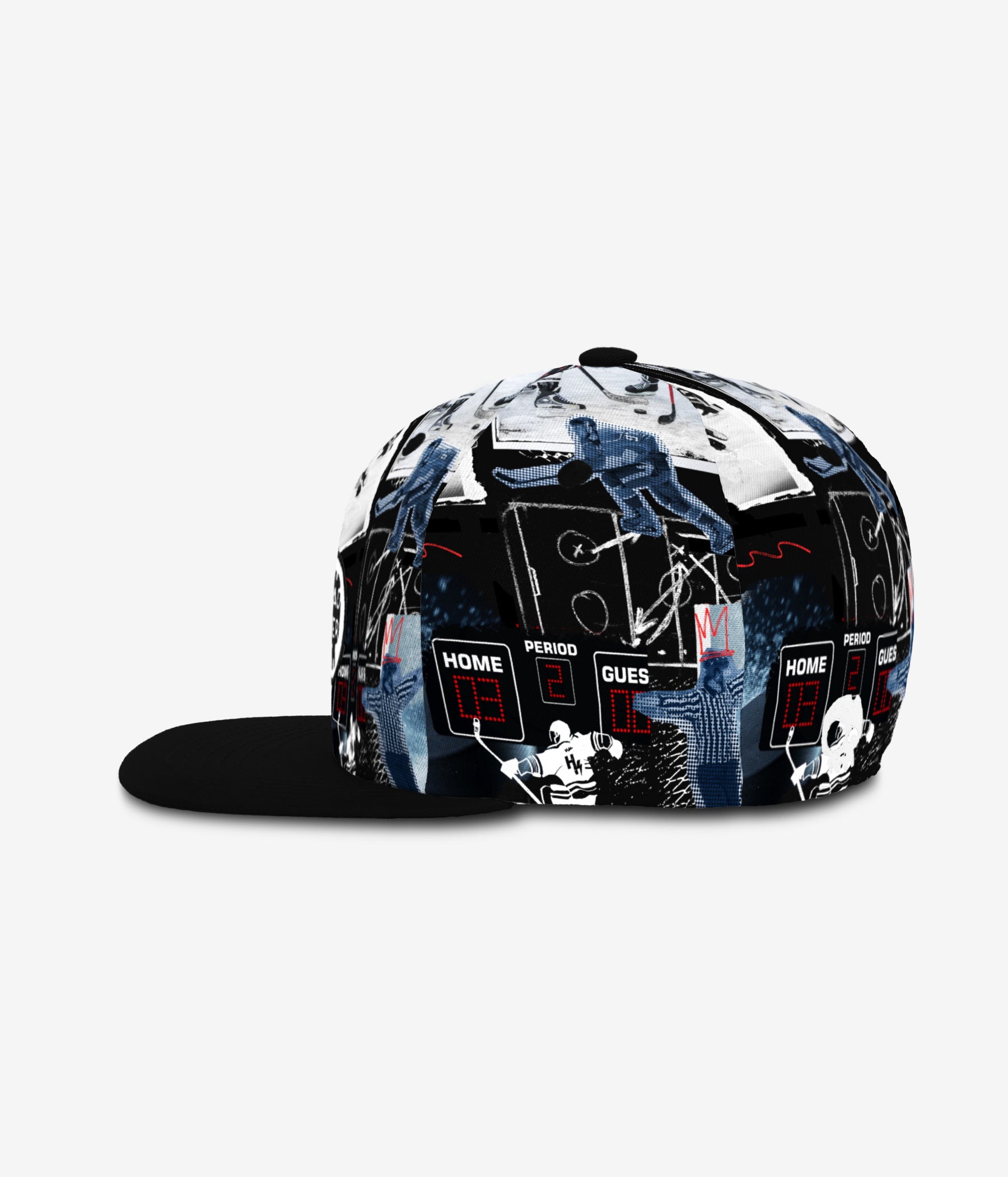 Playoff Snapback - Black cap for babies and kids, product view 3