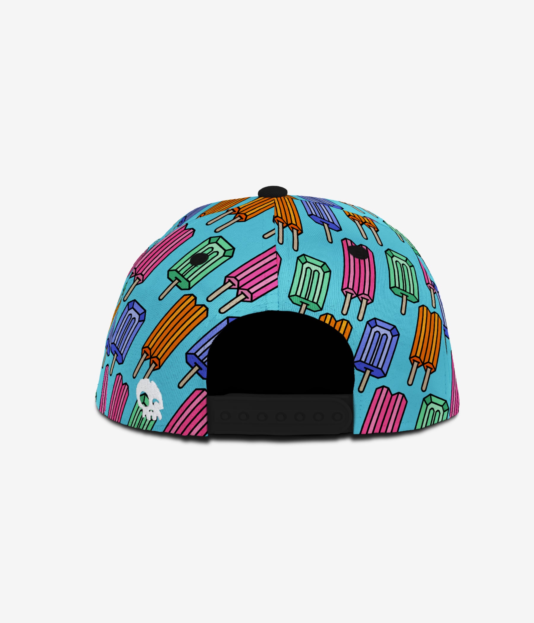Pop Neon Blue cap for babies and kids, product view 4