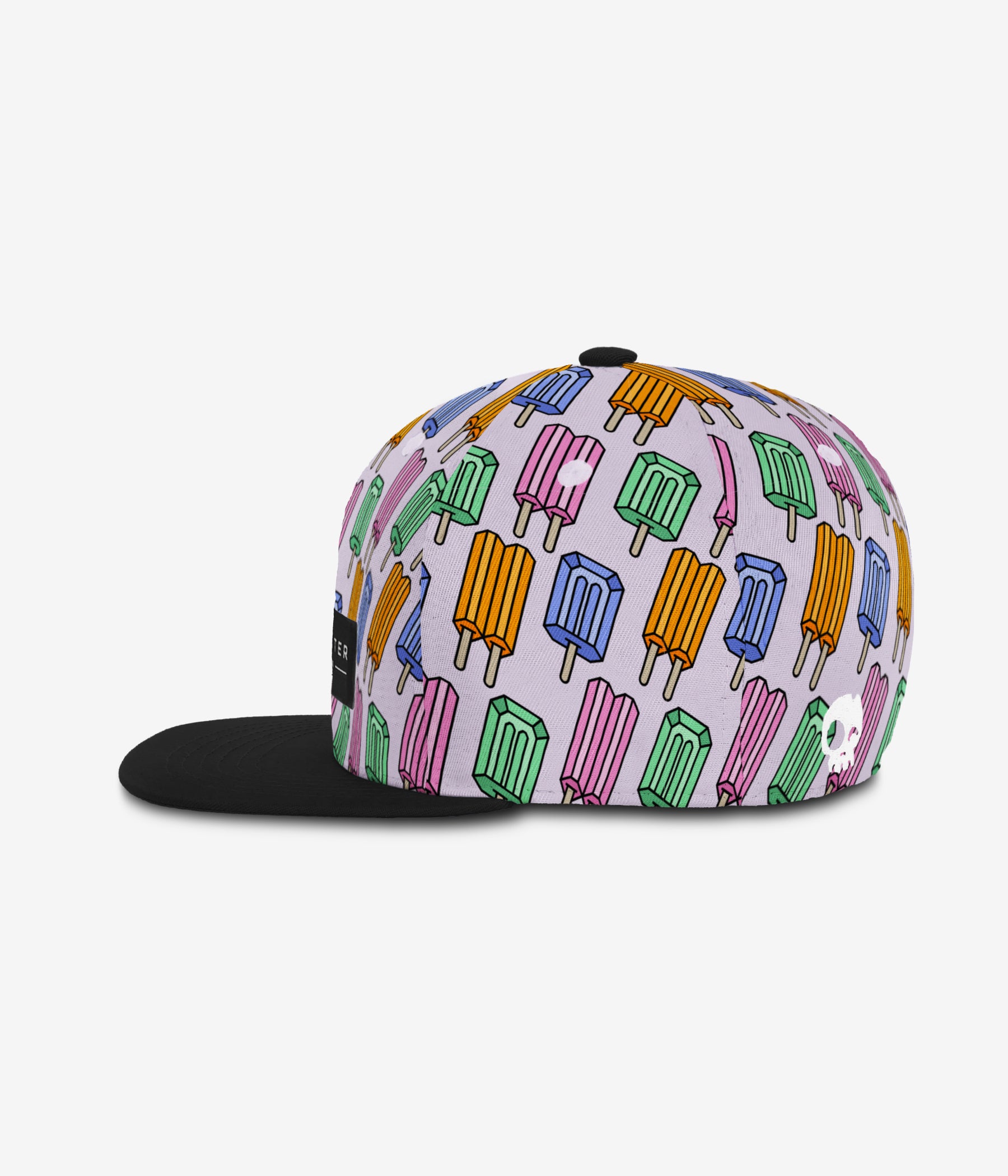 Pop Neon Purple cap for babies and kids, product view 3