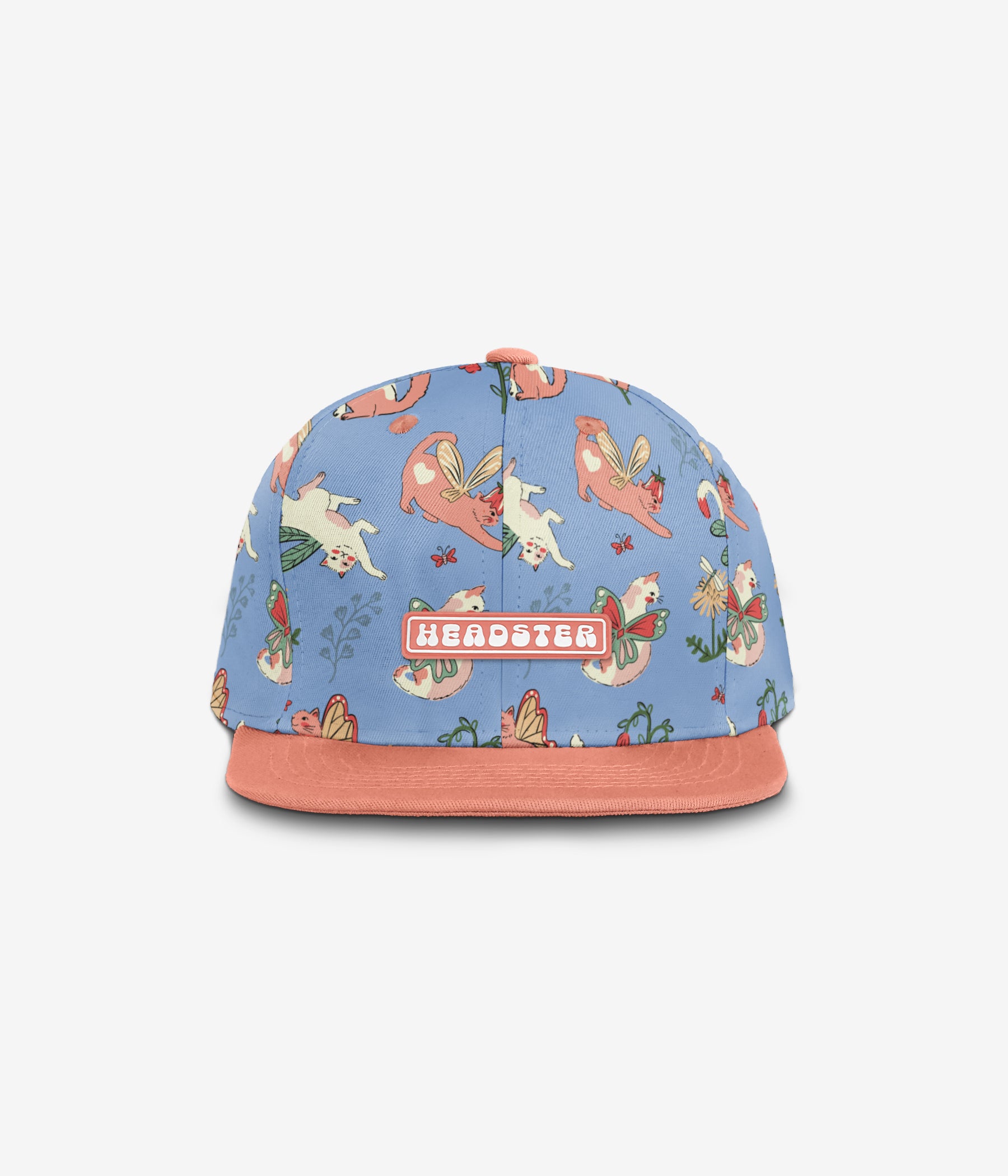 Purrfectly Magical Snapback - Periwinkle cap for babies and kids, product view 2