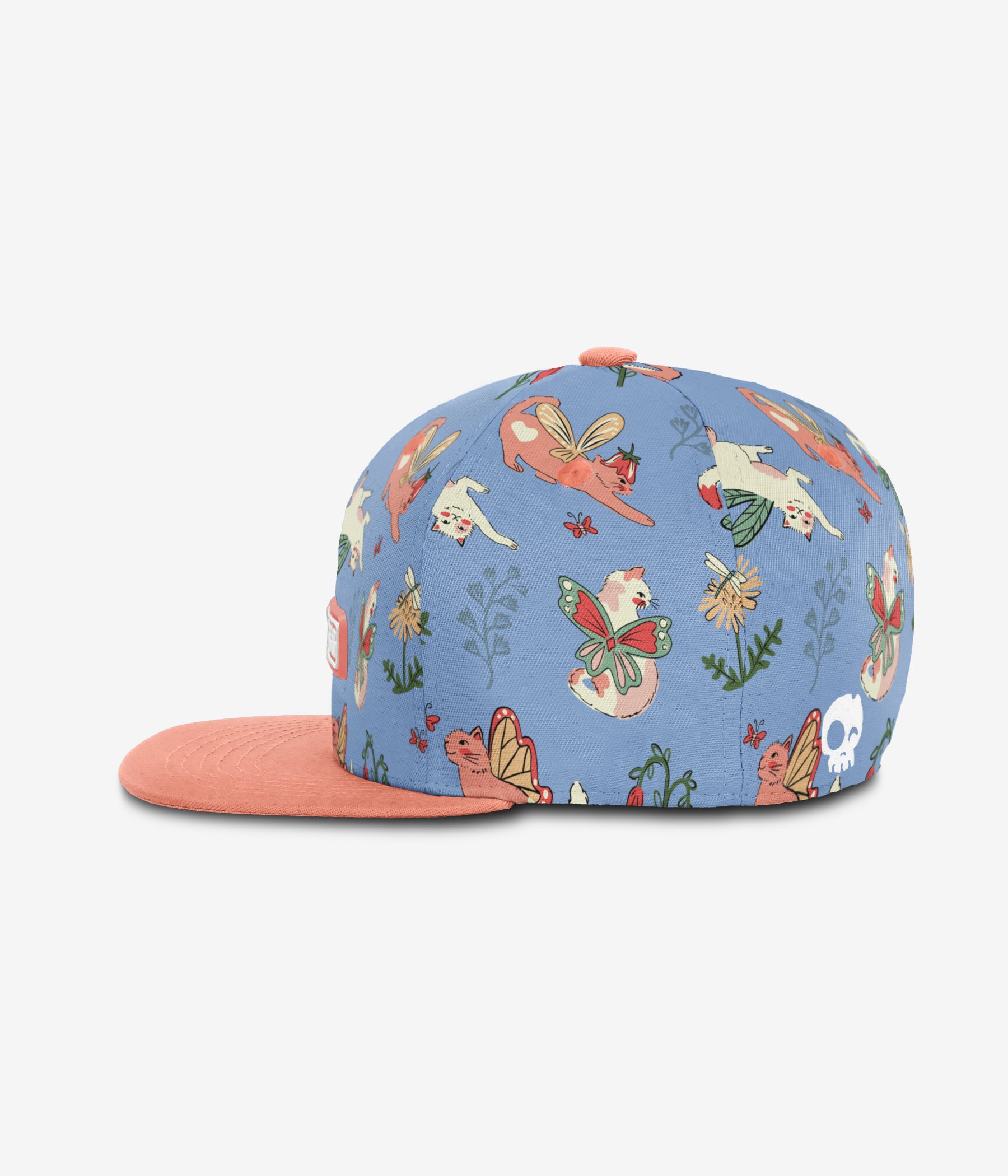 Purrfectly Magical Snapback - Periwinkle cap for babies and kids, product view 3