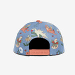 Purrfectly Magical Snapback - Periwinkle cap for babies and kids, product view 4