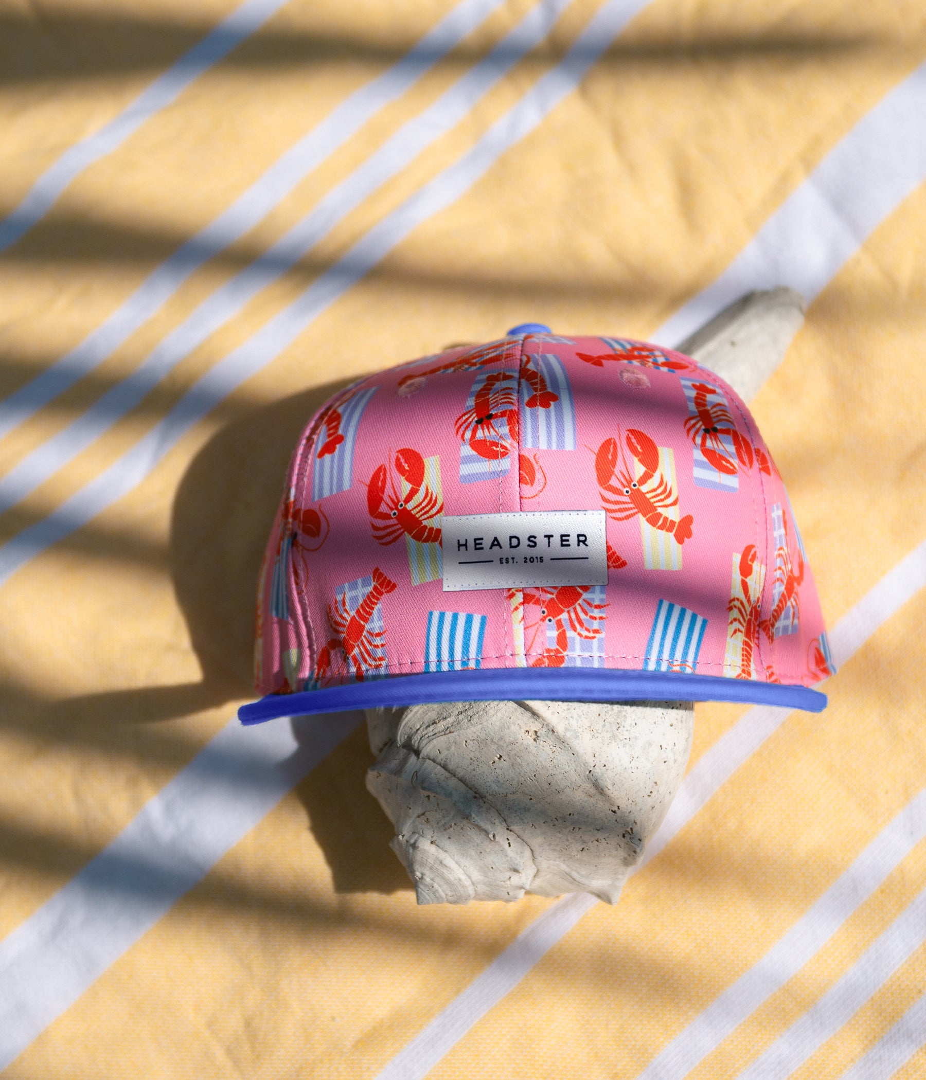 Red Lobster Snapback cap for babies and kids, product view 5