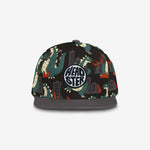 Reptile Rampage Snapback - Black cap for babies and kids, product view 2