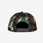 Reptile Rampage Snapback - Black cap for babies and kids, product view 4