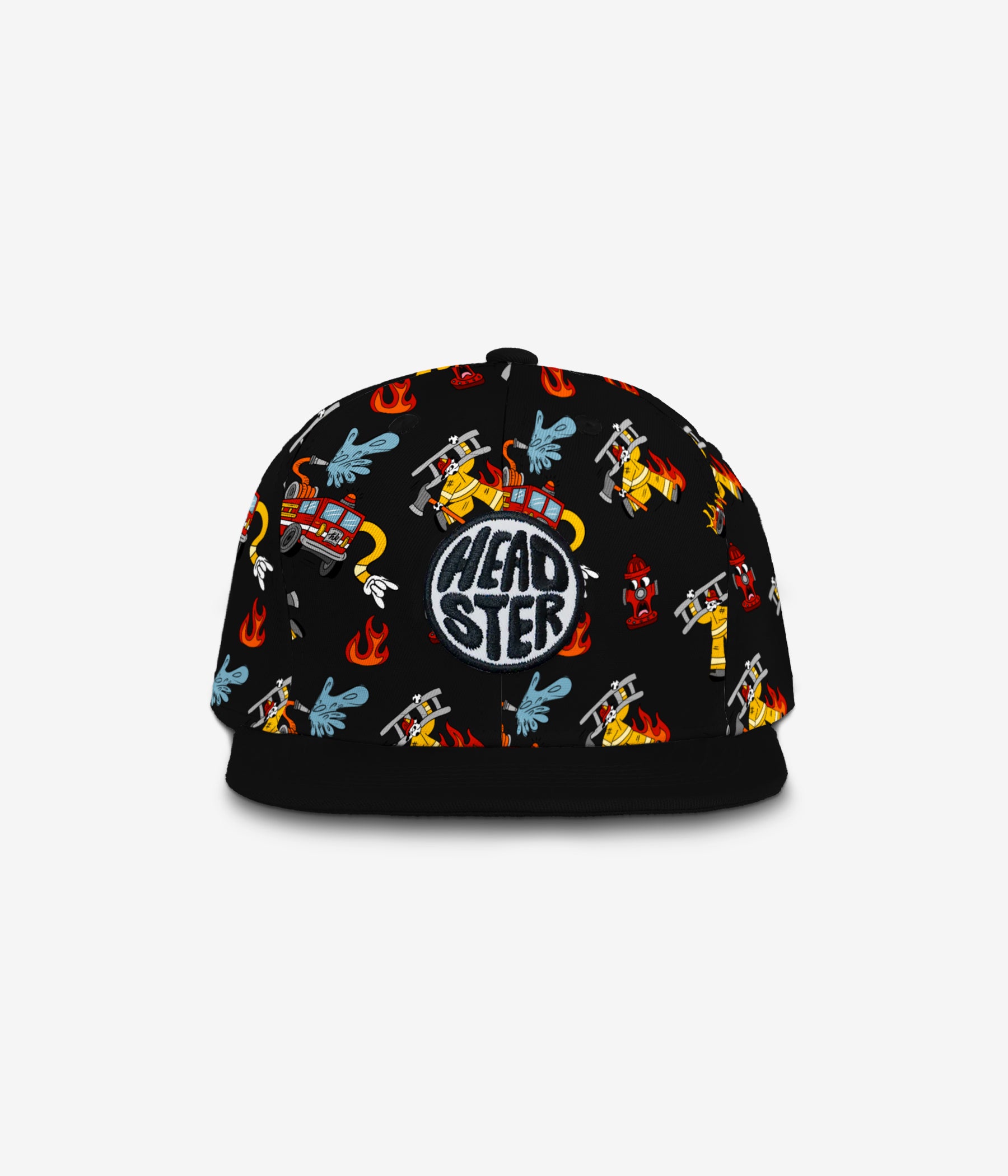 Rescue Snapback - Black cap for babies and kids, product view 2