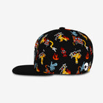 Rescue Snapback - Black cap for babies and kids, product view 3