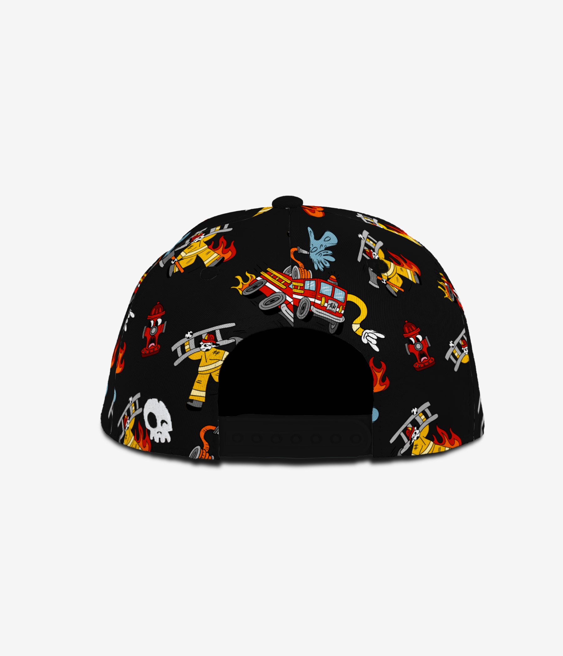 Rescue Snapback - Black cap for babies and kids, product view 4