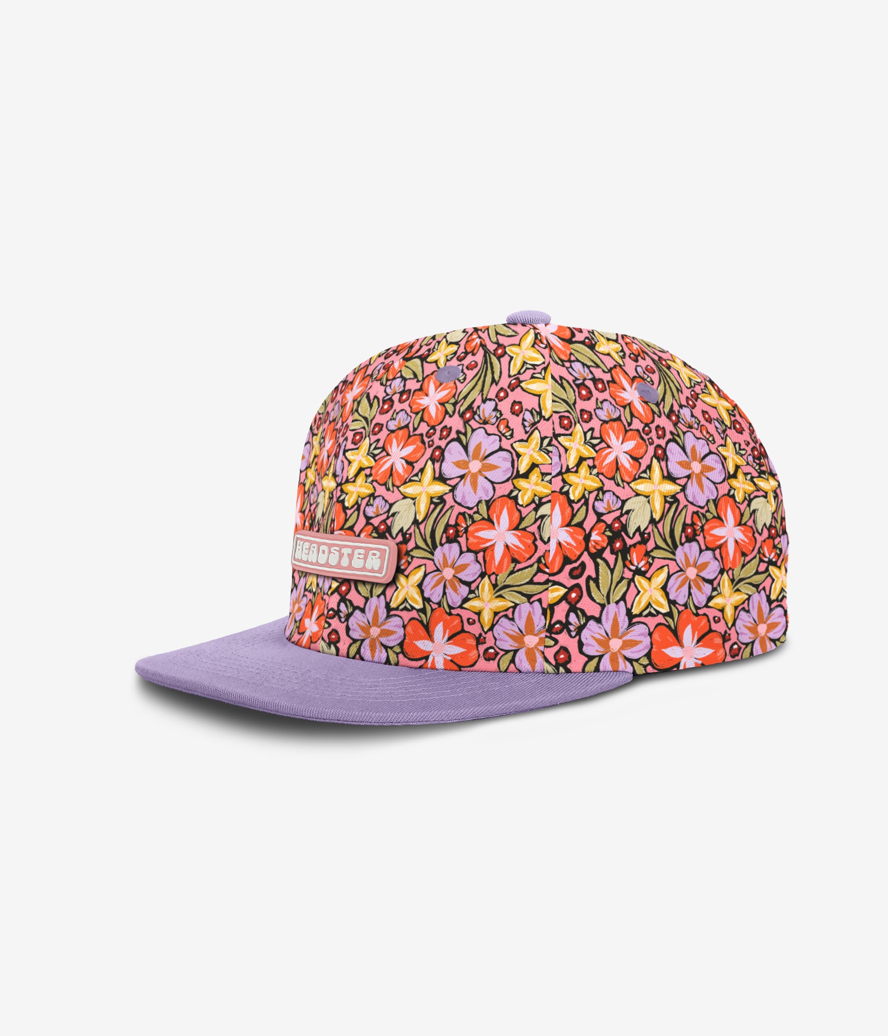 Retro Bloom Snapback - Peaches cap for babies and kids by Headster Kids