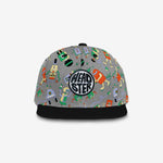 Robotic Chaos Snapback cap for babies and kids, product view 2