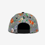 Robotic Chaos Snapback cap for babies and kids, product view 4