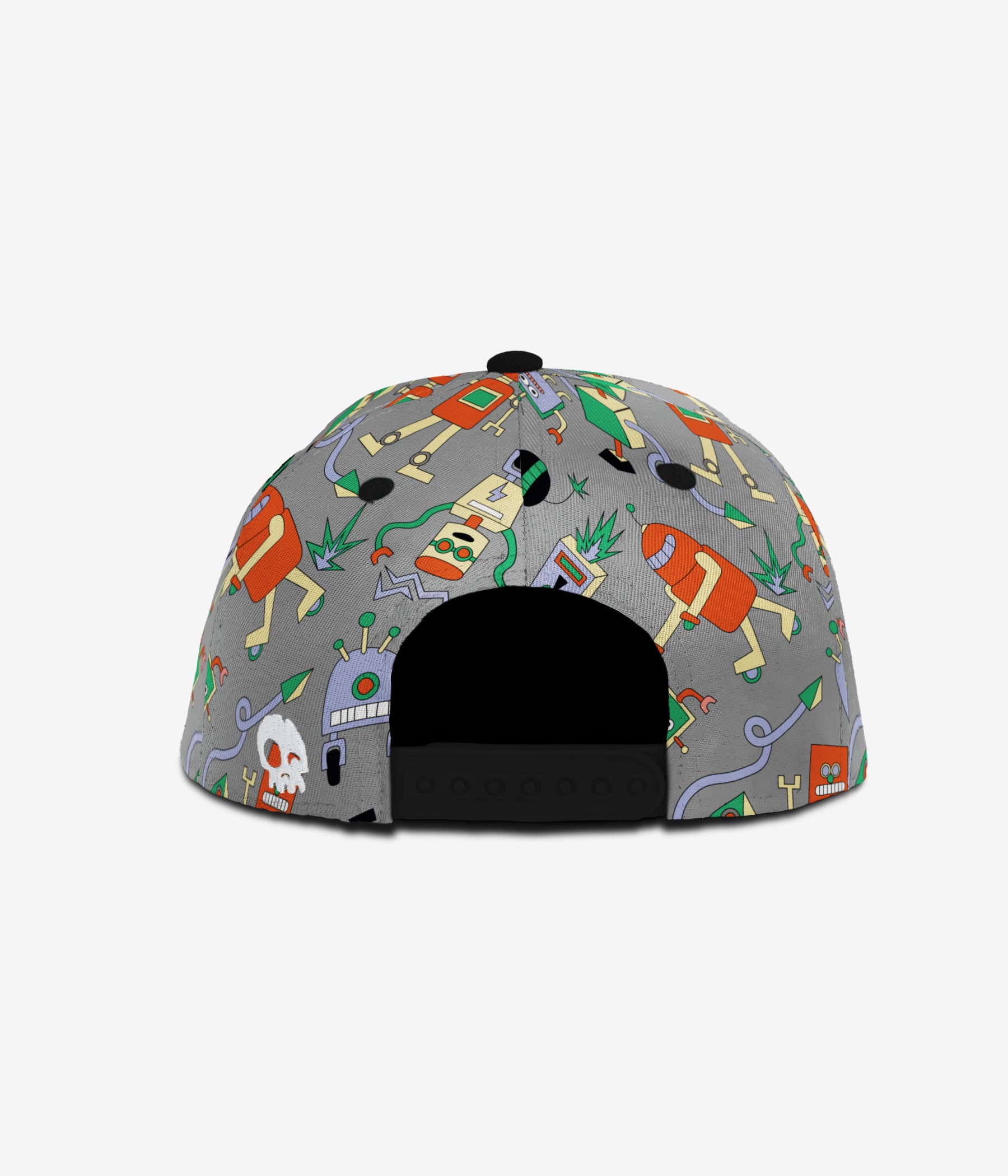 Robotic Chaos Snapback cap for babies and kids, product view 4