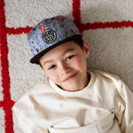 Robotic Chaos Snapback cap for babies and kids, product view 5