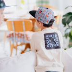 Robotic Chaos Snapback cap for babies and kids, product view 6
