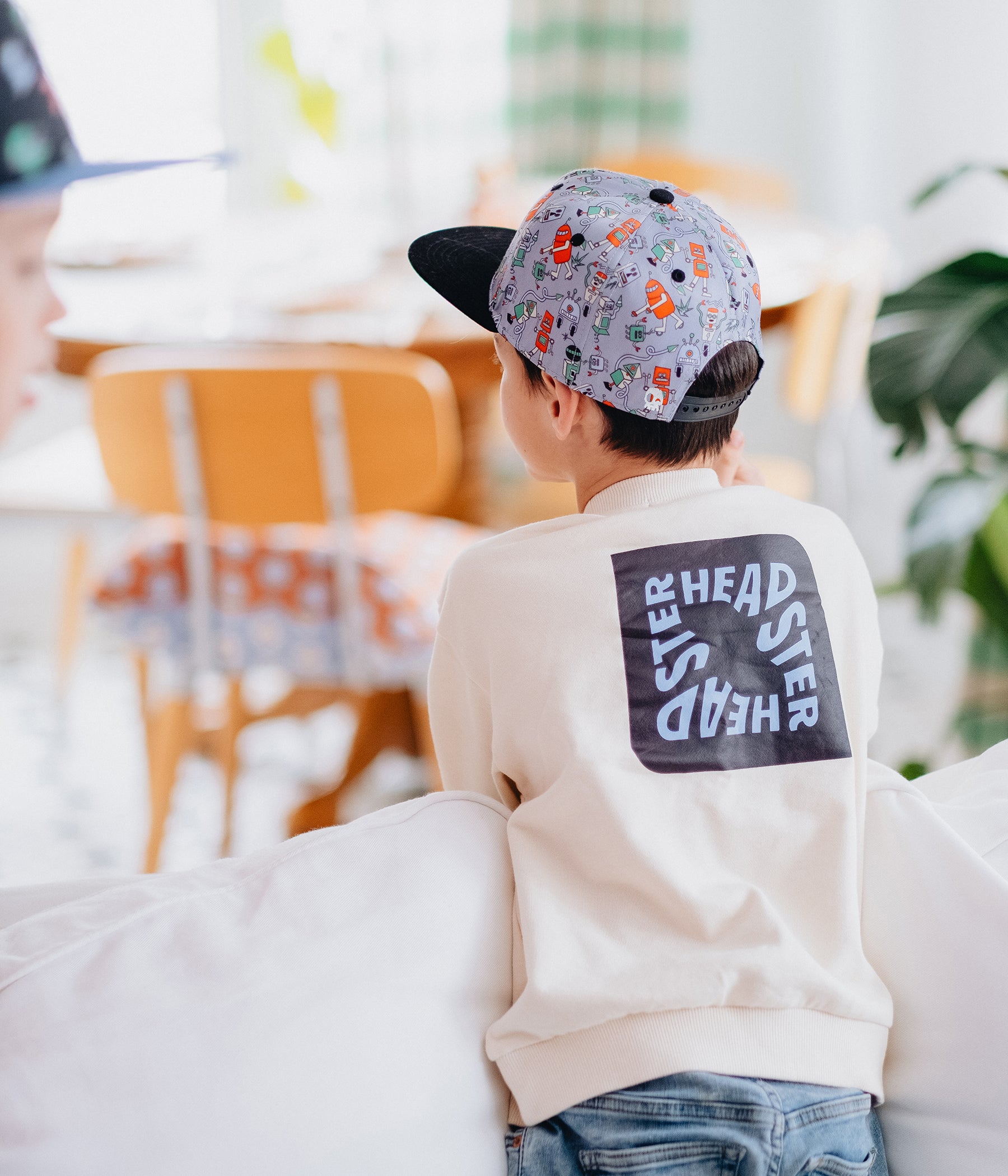 Robotic Chaos Snapback cap for babies and kids, product view 6