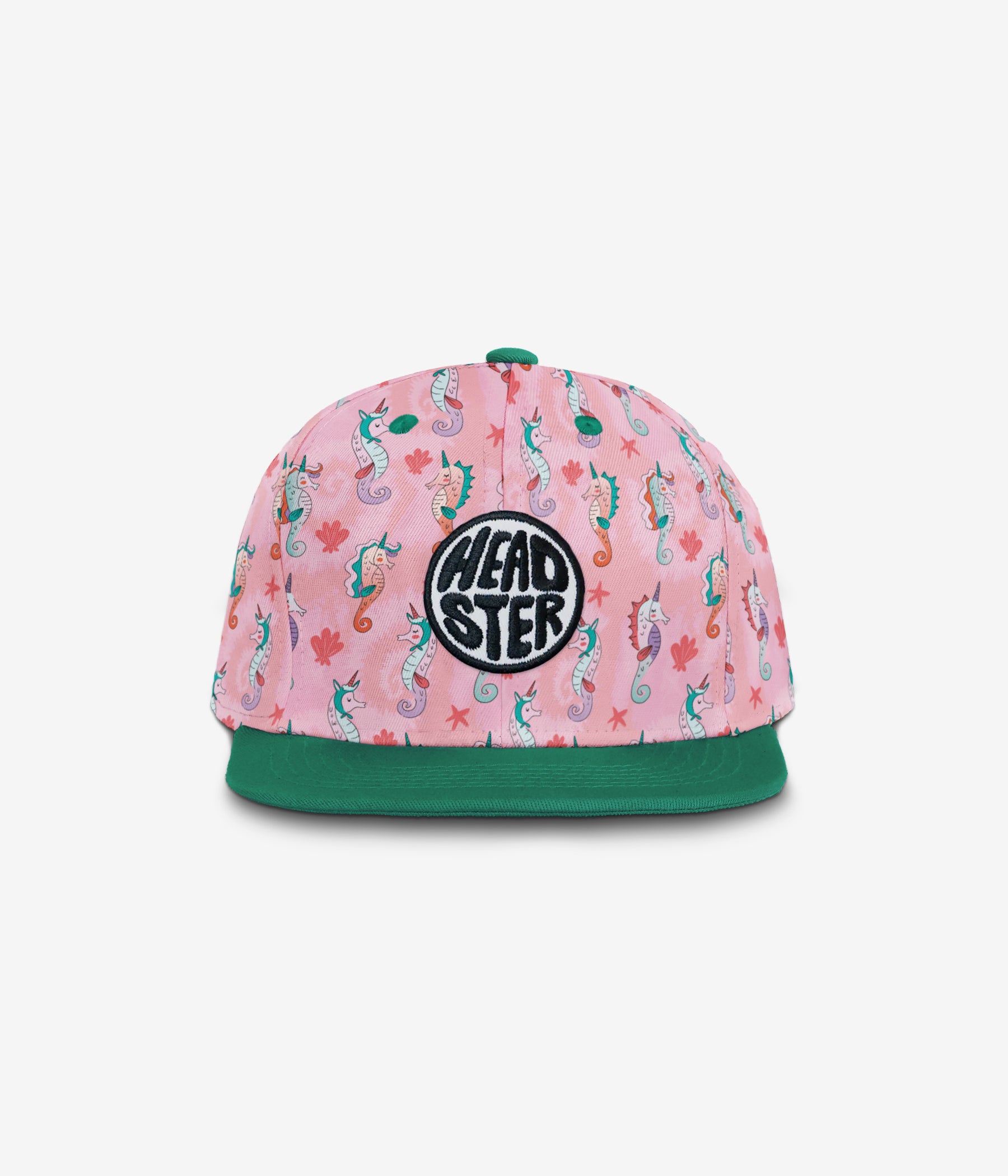 Seahorse Dreams Snapback - Smart Pink cap for babies and kids, product view 2