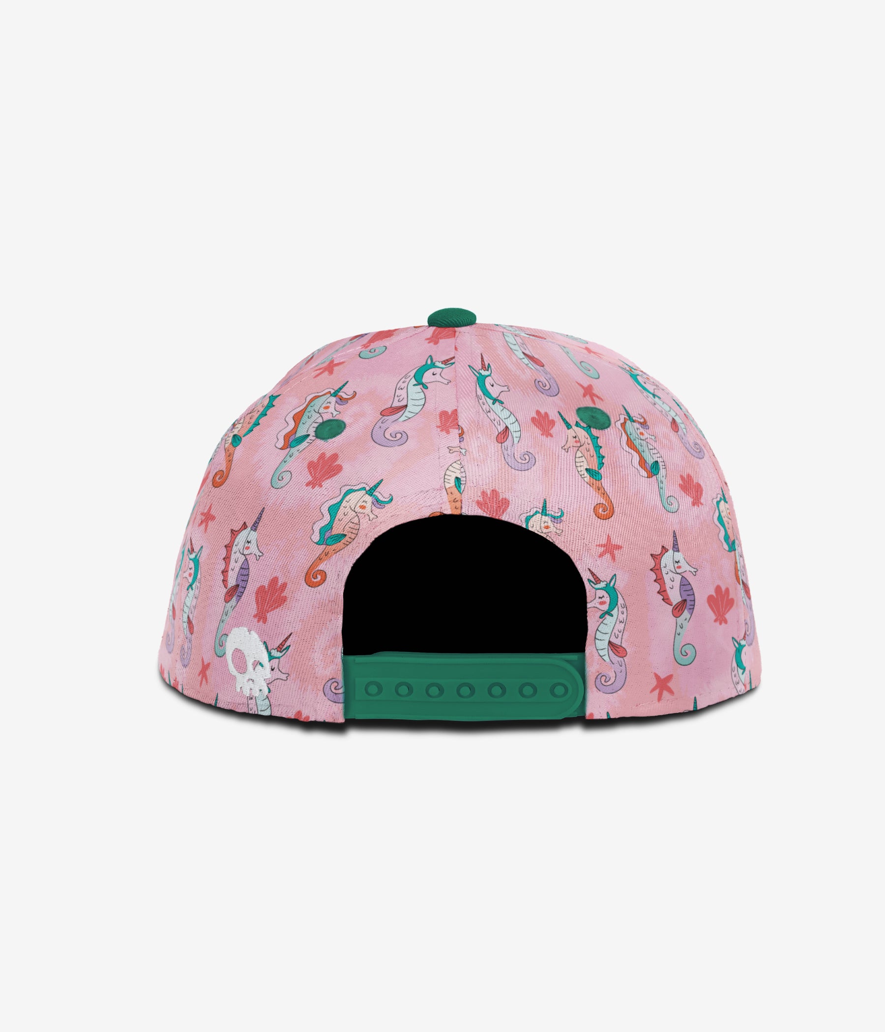 Seahorse Dreams Snapback - Smart Pink cap for babies and kids, product view 4