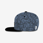 Simply Happy Snapback - Slate Blue cap for babies and kids, product view 3