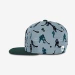 Slap Shot Snapback - Celestial Blue cap for babies and kids, product view 3