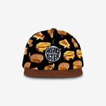 So Cheesy Snapback - Black cap for babies and kids, product view 2