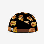 So Cheesy Snapback - Black cap for babies and kids, product view 4