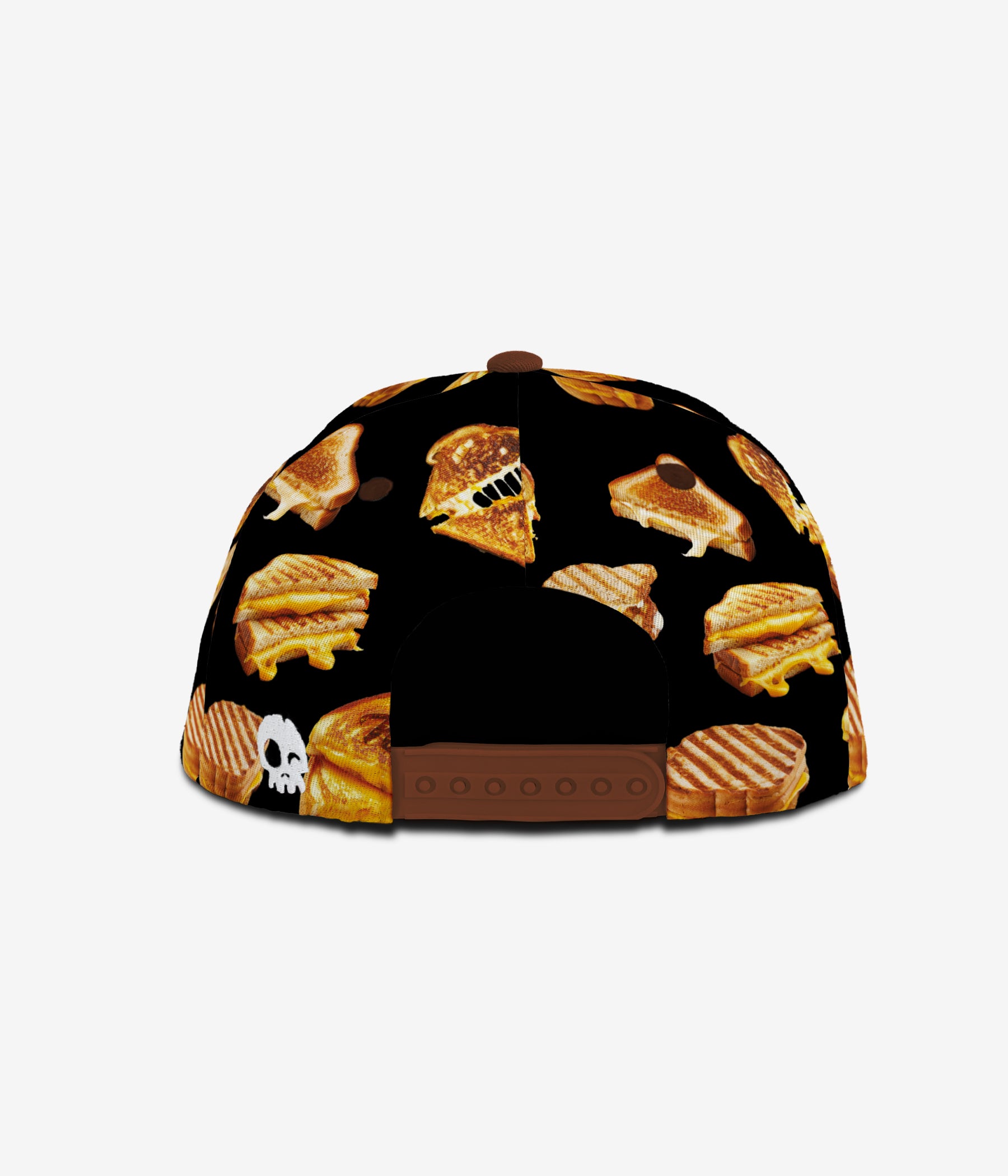 So Cheesy Snapback - Black cap for babies and kids, product view 4
