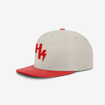 Stadium Snapback - Cherry Tomato cap for babies and kids by Headster Kids