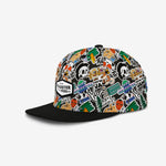 Sticking Around Snapback - Black cap for babies and kids by Headster Kids