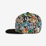 Sticking Around Snapback - Black cap for babies and kids, product view 3