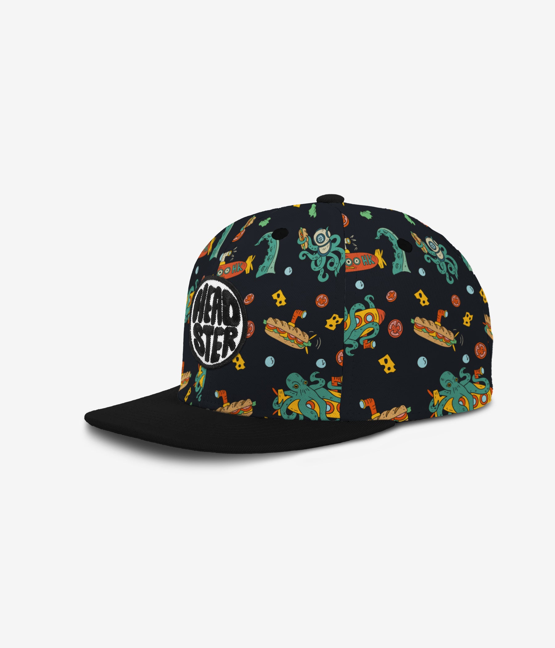 Sub-Marine Snapback - Black cap for babies and kids by Headster Kids