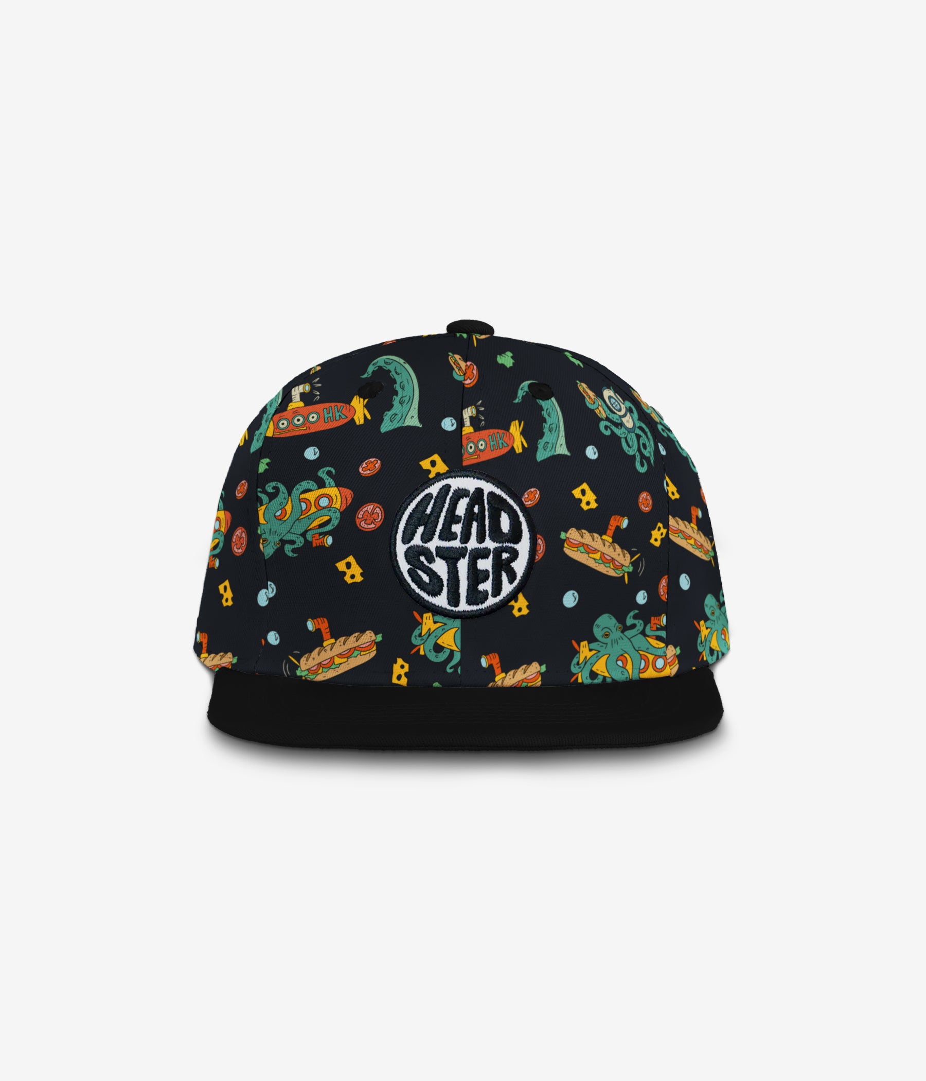 Sub-Marine Snapback - Black cap for babies and kids, product view 2