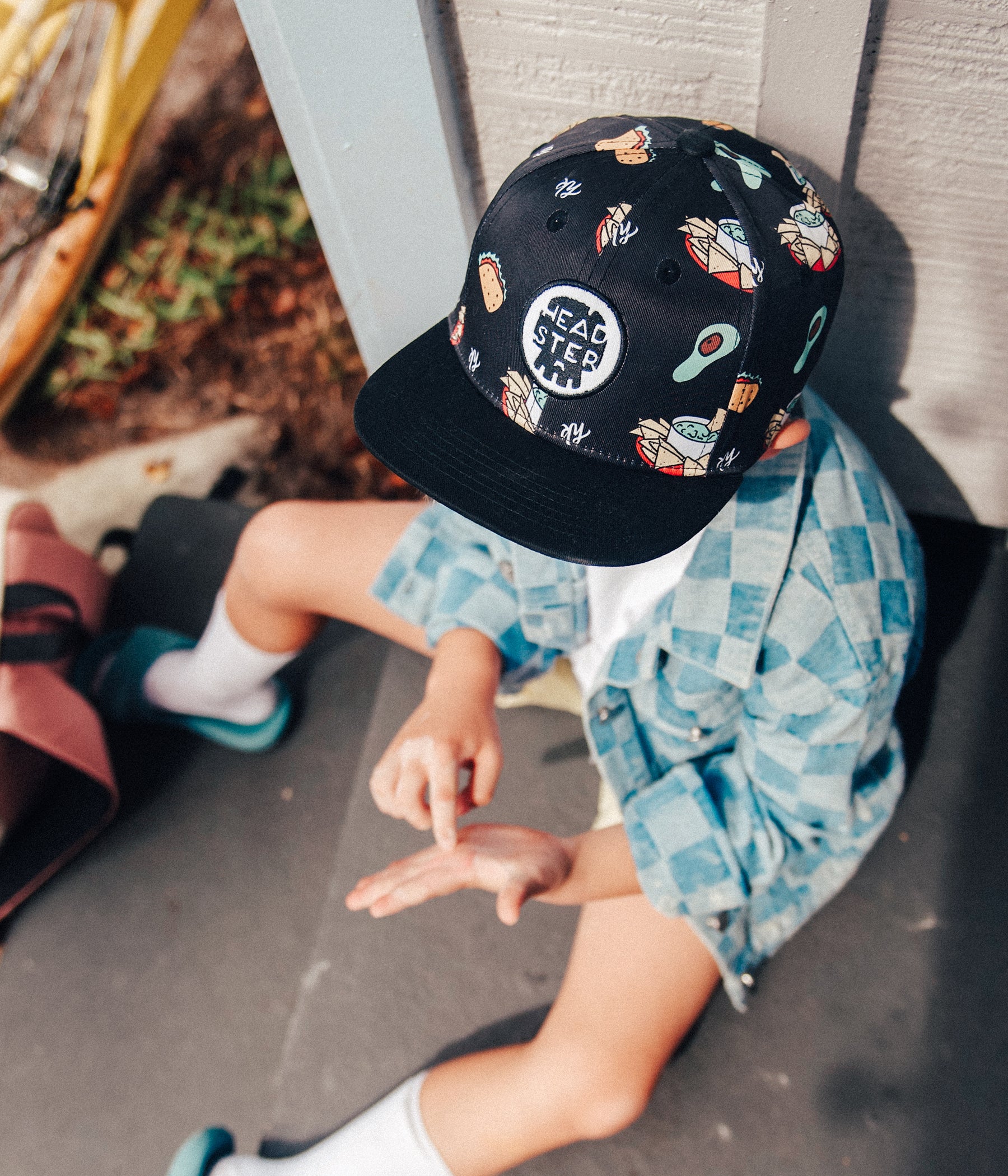 Taco Tuesday Snapback cap for babies and kids, product view 5