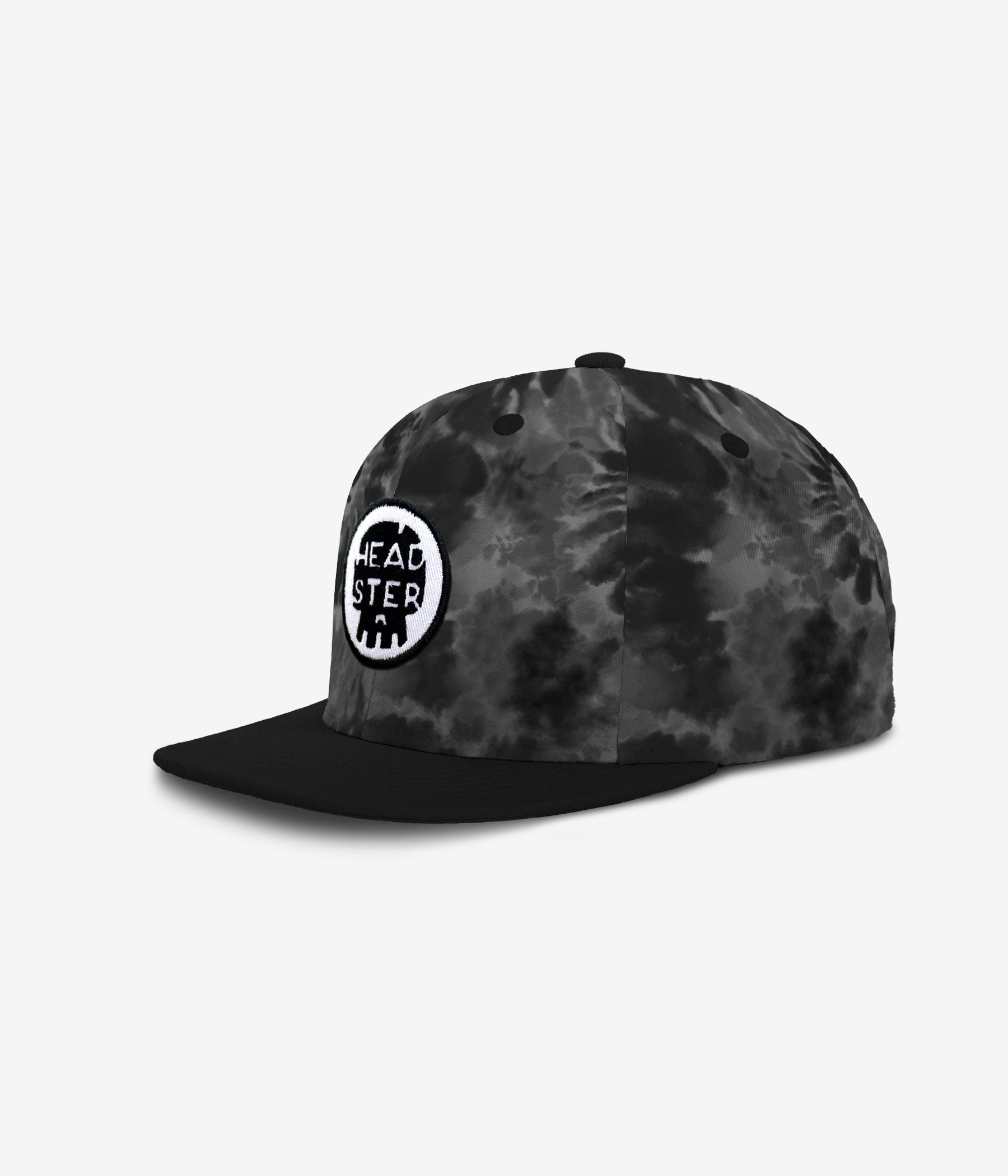 Tie Dye Black Snapback cap for babies and kids by Headster Kids