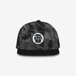 Tie Dye Black Snapback cap for babies and kids, product view 2