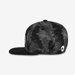 Tie Dye Black Snapback cap for babies and kids, product view 3
