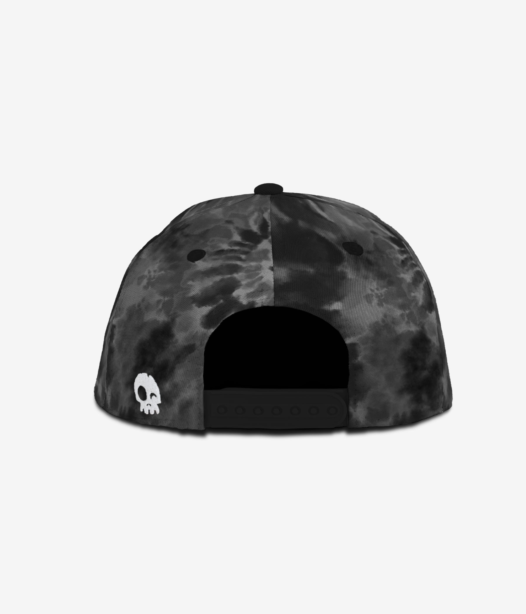 Tie Dye Black Snapback cap for babies and kids, product view 4