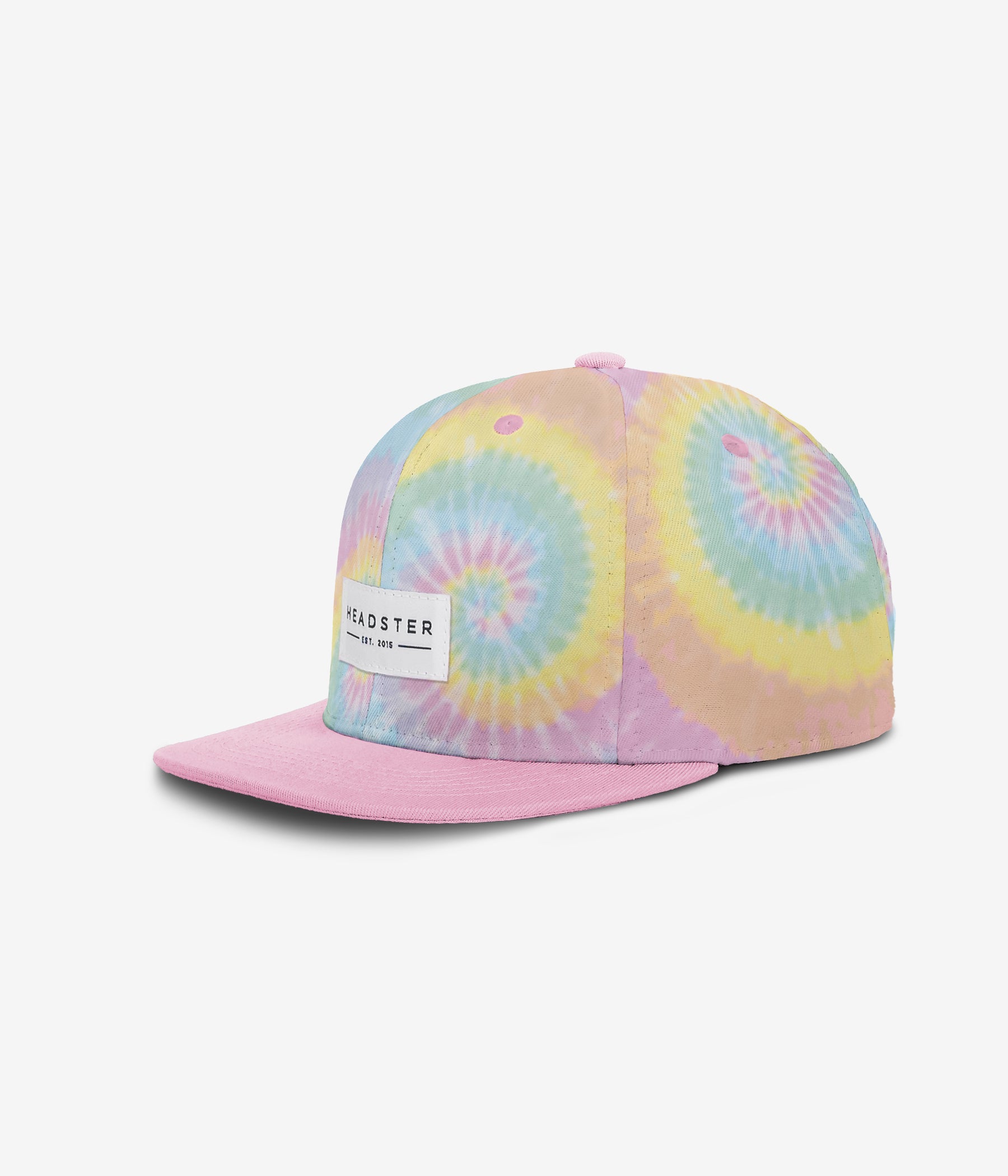 Tie Dye Pink cap for babies and kids by Headster Kids