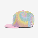 Tie Dye Pink cap for babies and kids, product view 3