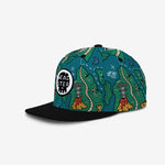 Treasure Map Snapback - Teal Steal cap for babies and kids by Headster Kids